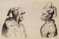 TvB G 4210
<br/>
Twee karikaturale koppen
<br/>
<em>Hollar, Wenzel (1607-1677)</em>